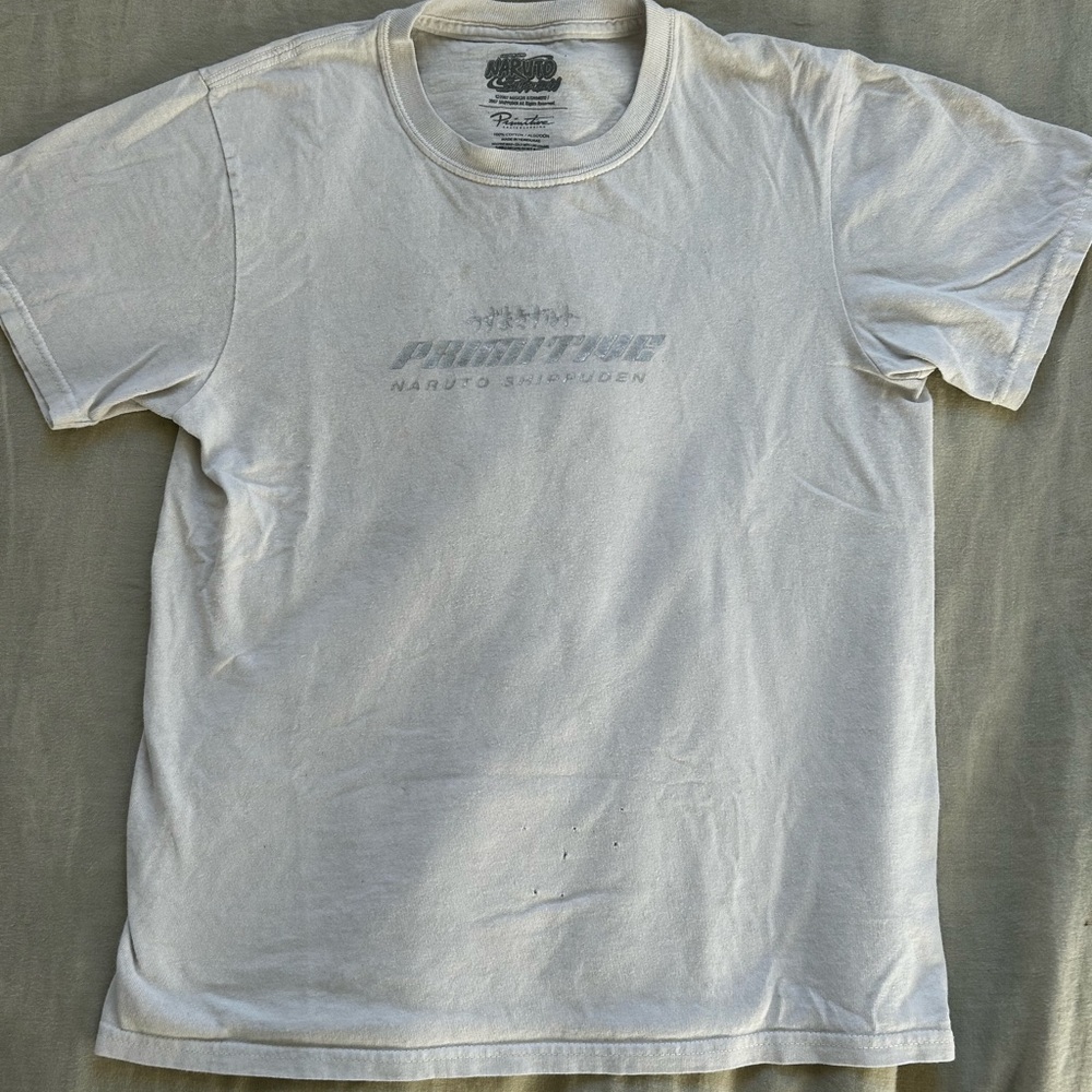Naruto anime white vintage T-shirt by primitive